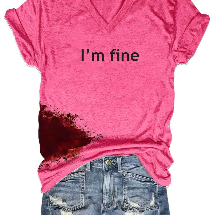 Bloodstained I'm Fine Shirt