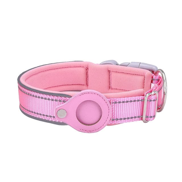 Airtag Dog Collar Pink / XL GD Home Goods