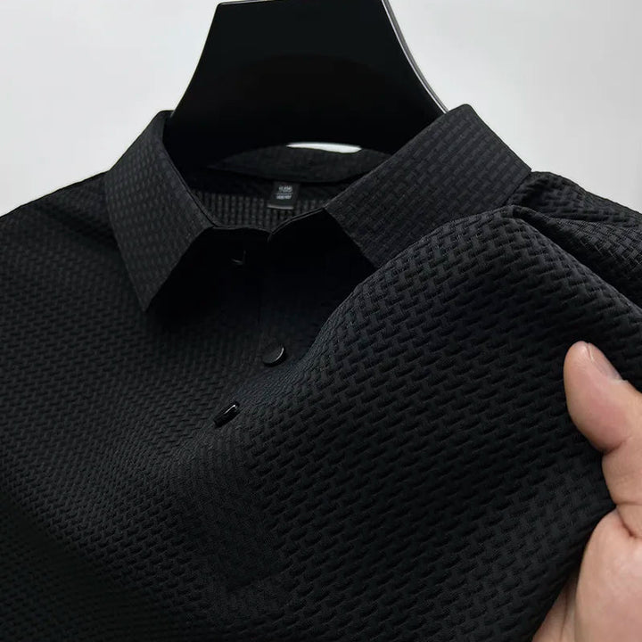 Breathable Polo Shirt Black / 4XL GD Home Goods