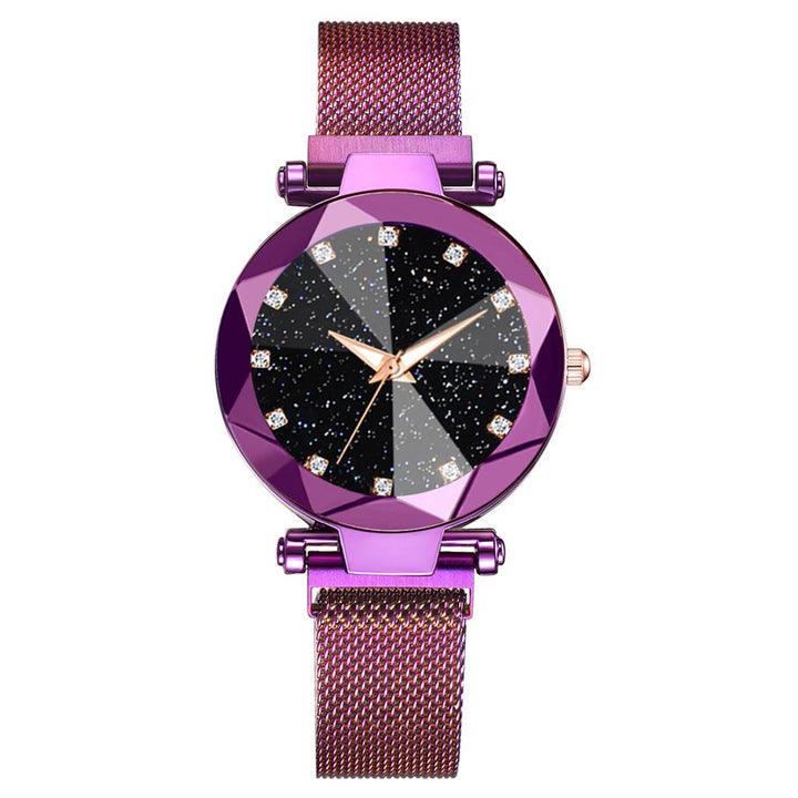 Diamond Cosmos Watches Purple GD Home Goods