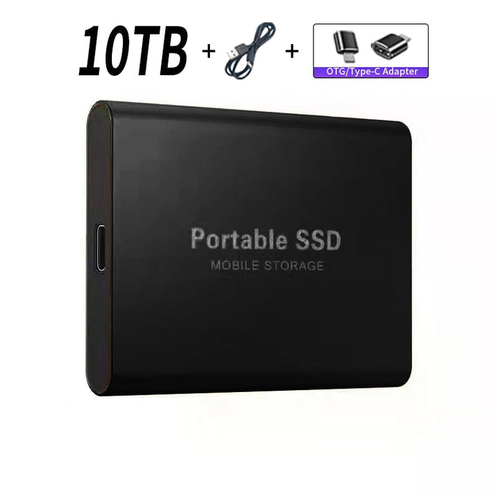 Portable SSD Mobile Storage Black 10TB