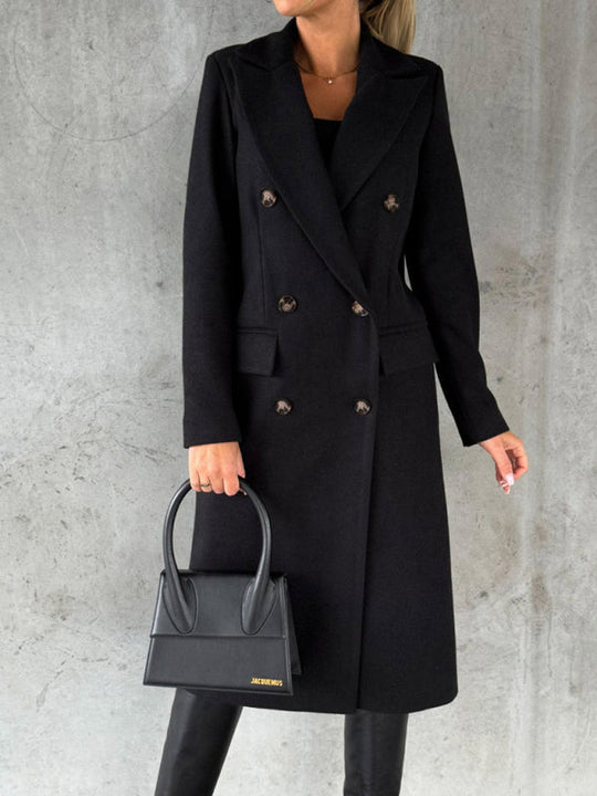 Business Casual Overcoat for Women Black / XXL GD Home Goods