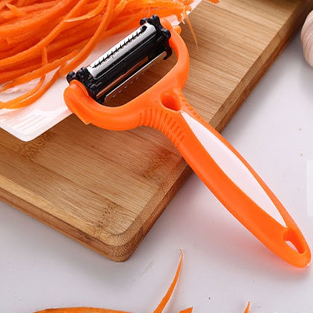 3 in 1 Multifunctional Kitchen Peeler Orange GD Home Goods