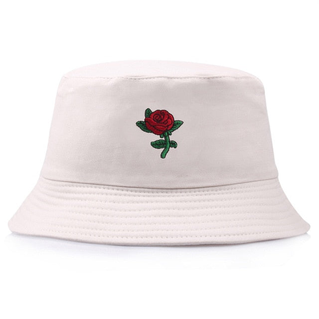 Adult Summer Caps White Rose / 56-58cm GD Home Goods