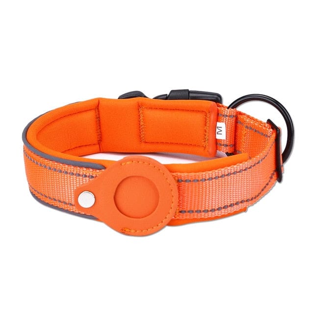 Airtag Dog Collar Orange / XL GD Home Goods