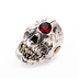 Cyclops Skull Ring Red CZ Crystal Cyclops Ring / 8 GD Home Goods