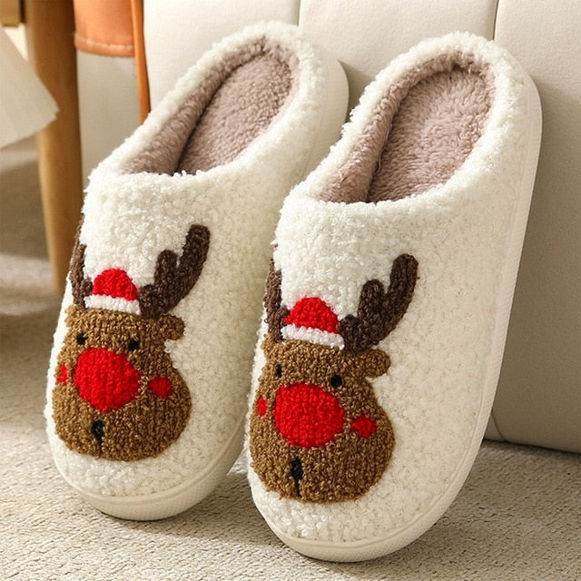 Animal Slippers christmas 1 / 36-37(fit for 35-36) GD Home Goods
