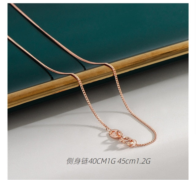 18K Rose Gold Plated Necklaces Ce Shen / 45cm GD Home Goods
