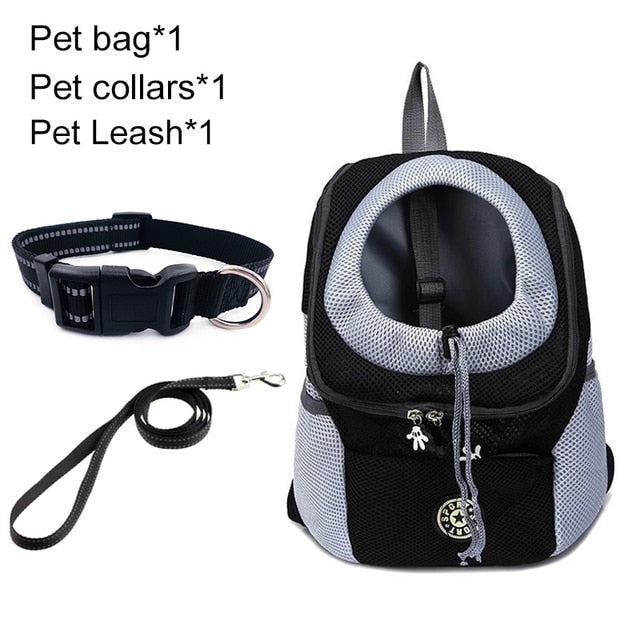 Pet Travel Carrier Bag Black set / S for 0-5kg