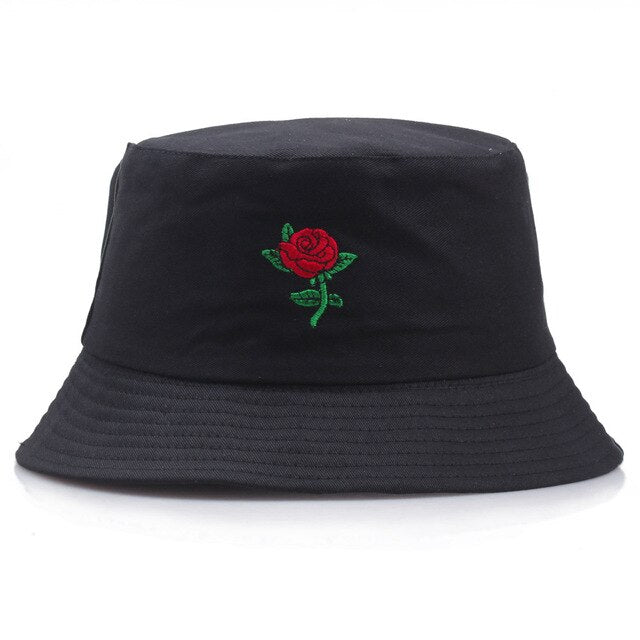 Adult Summer Caps Black Rose / 56-58cm GD Home Goods