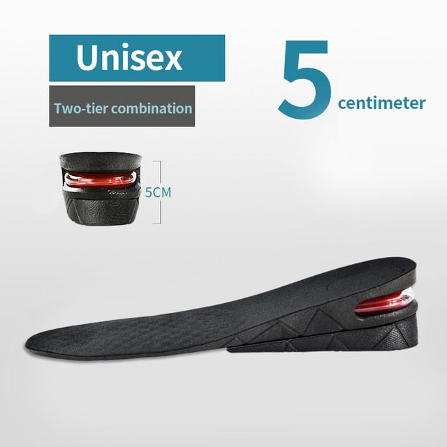 3-9CM Invisible Height Increased Insole Black / 5cm Increase GD Home Goods