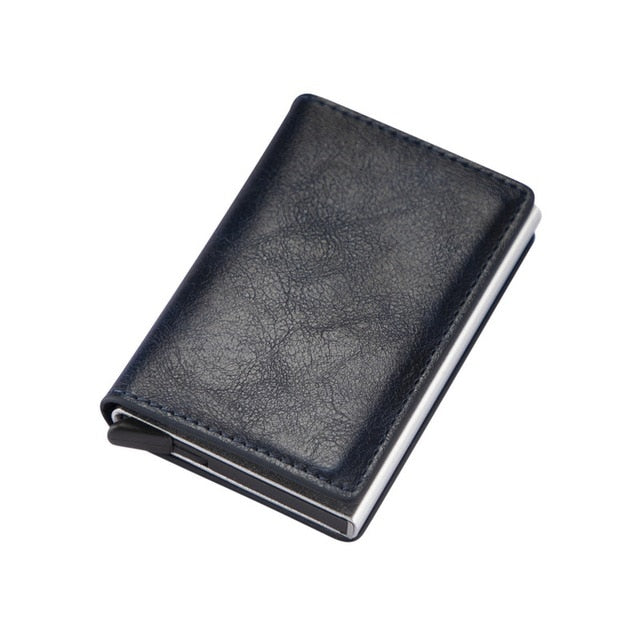 British Style Wallet Card Holder Blue GD Home Goods