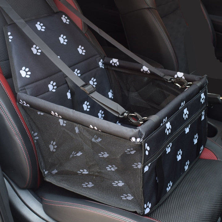 Pet Car Seat Bag Black White Prints / 40x32x24cm