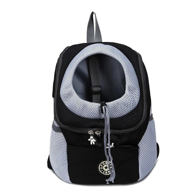 Pet Travel Carrier Bag Black / M for 5-10kg