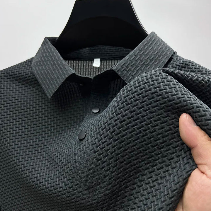 Breathable Polo Shirt Gray / M GD Home Goods