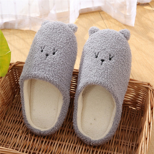 Animal Slippers Sheep gray / 42-43(fit for 41-42) GD Home Goods