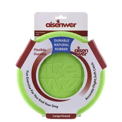 Dog rubber flying disc Green / 19cm GD Home Goods