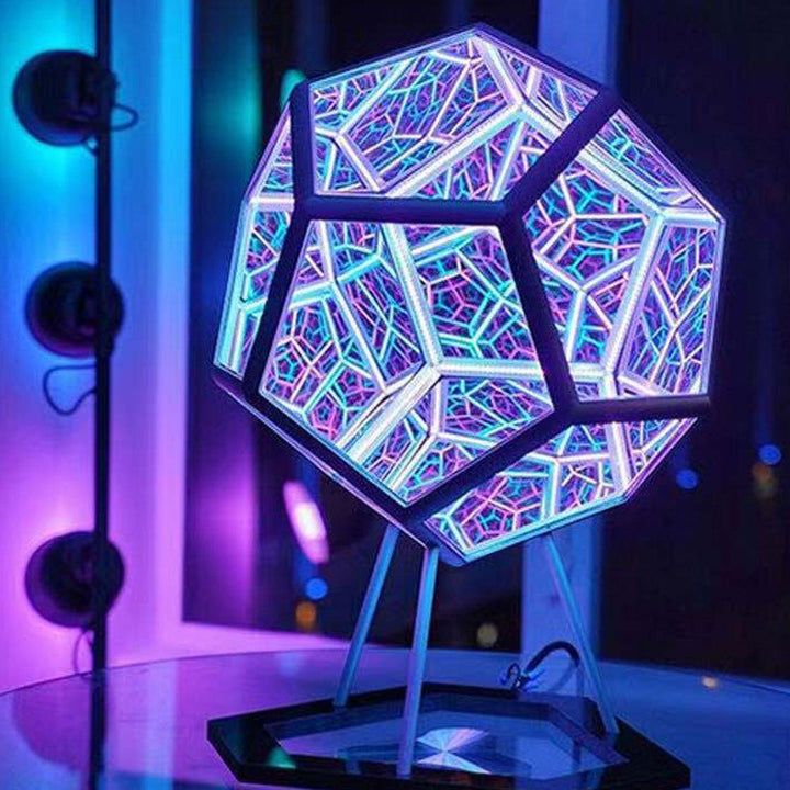 Infinite Dodecahedron Color Art Light Colorful Lights