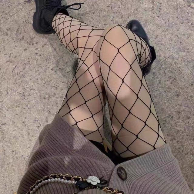 Fishnet Tights Big not open crotch / One Size GD Home Goods