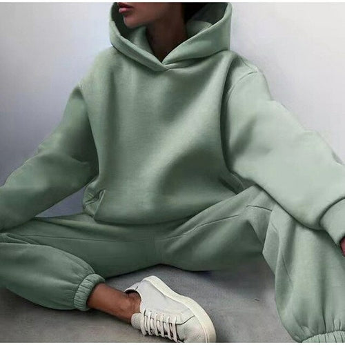 Essential Winter Hoodie Sweat Set Turquoise / XXL GD Home Goods