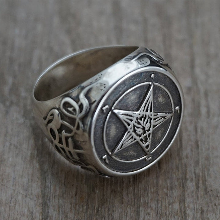 Occult Stainless Steel Ring Stainless Ring / 7
