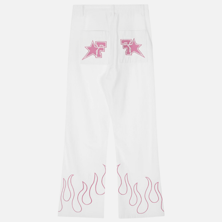 Flame Star Jeans White / XL GD Home Goods