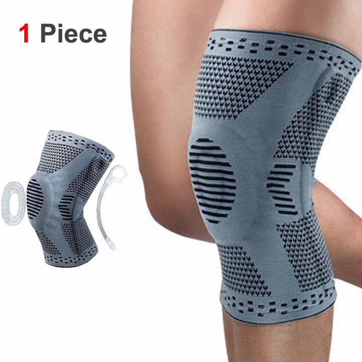 Compression Knee Support Gray - 1 Pcs / M