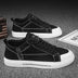 Breathable Canvas Sneakers for Men Black / 41 GD Home Goods