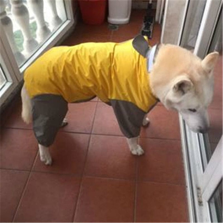 Dog Raincoat-Waterproof Jumpsuit Yellow / 28 GD Home Goods