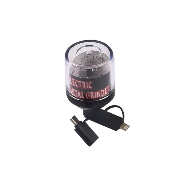 Electric Tobacco Grinder Black GD Home Goods