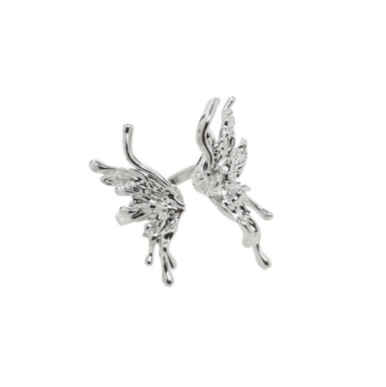 Sweet Cool Metal Butterfly Rings Style 2 / Resizable