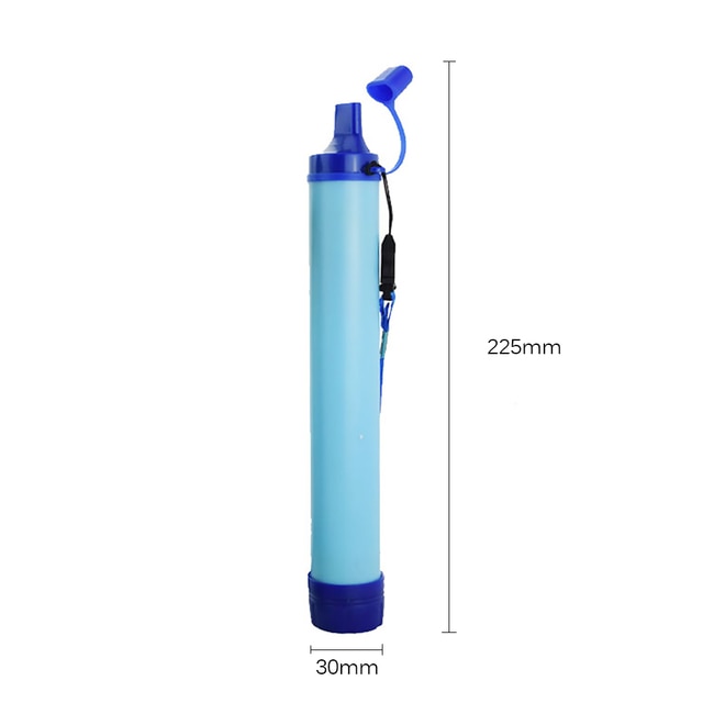 Emergency Water Filter 1Pc Blue GD Home Goods