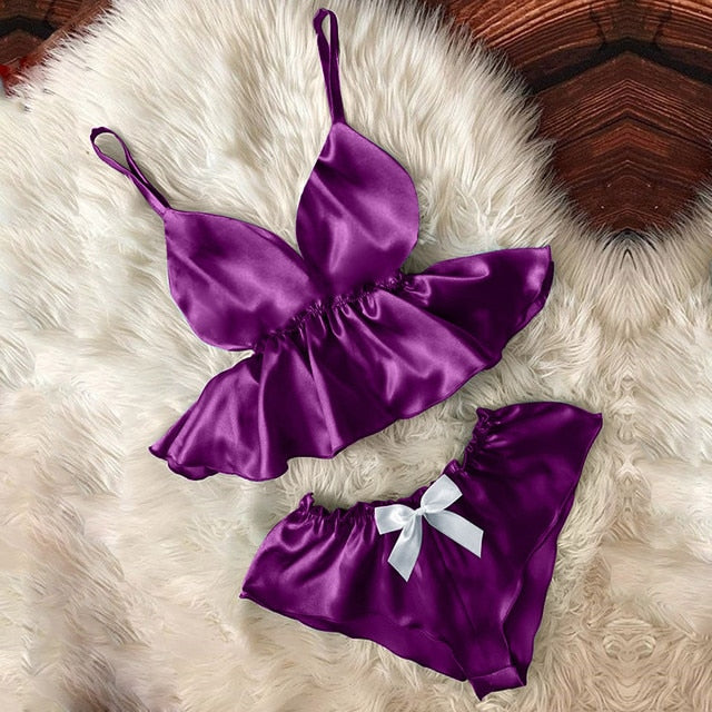 Women Sleep Wear Camisole B-Purple / XXXL GD Home Goods