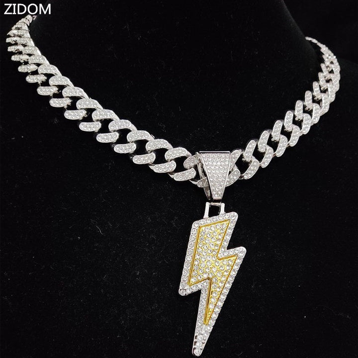 Cuban Chain with Pendant Silver