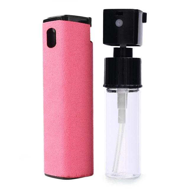 2 In 1 Phone Screen Cleaner Spray Pink no liquid GD Home Goods