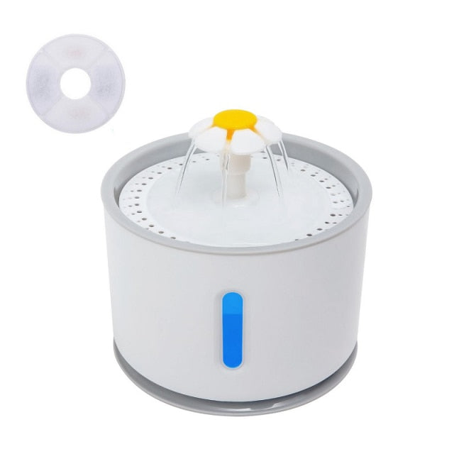 Pet Drinking Fountain Dispenser Plastic 1Pc Filters / 2.4L