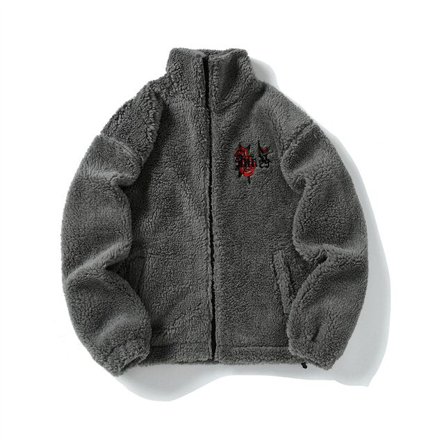 Zip Up Thermal Jacket Gray / L GD Home Goods