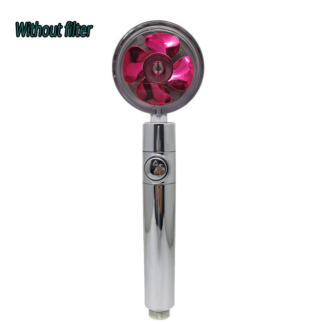 360 Degrees Rotating Shower Head Red GD Home Goods