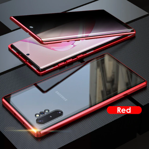 Anti Peep Magnetic Privacy Case For Samsung Galaxy Red / Samsung S23Plus GD Home Goods