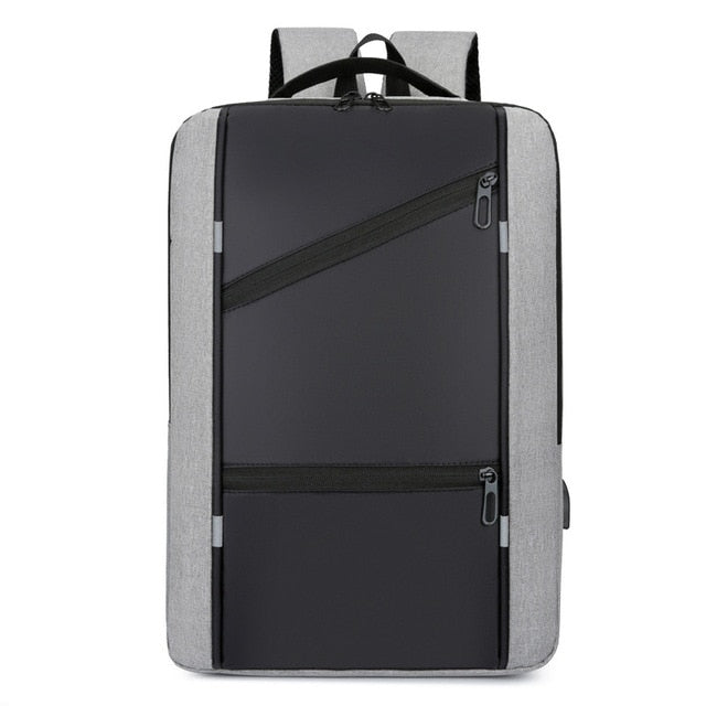Casual Waterproof Backpack Light Grey GD Home Goods