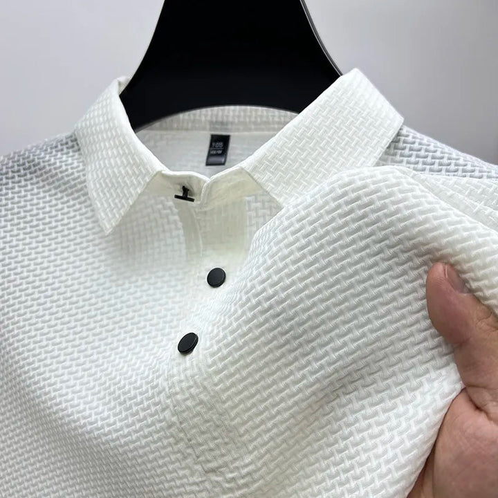 Breathable Polo Shirt White / 4XL GD Home Goods