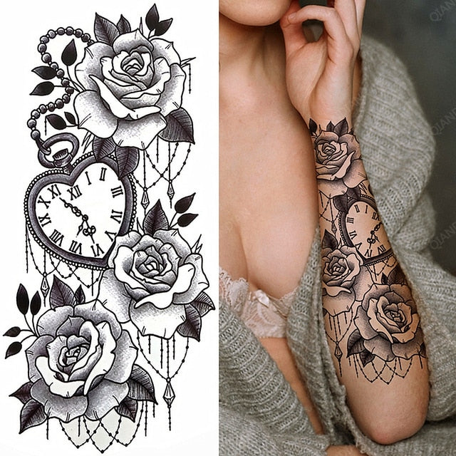 Flowers and Animals Body Tattoos 29 GD Home Goods
