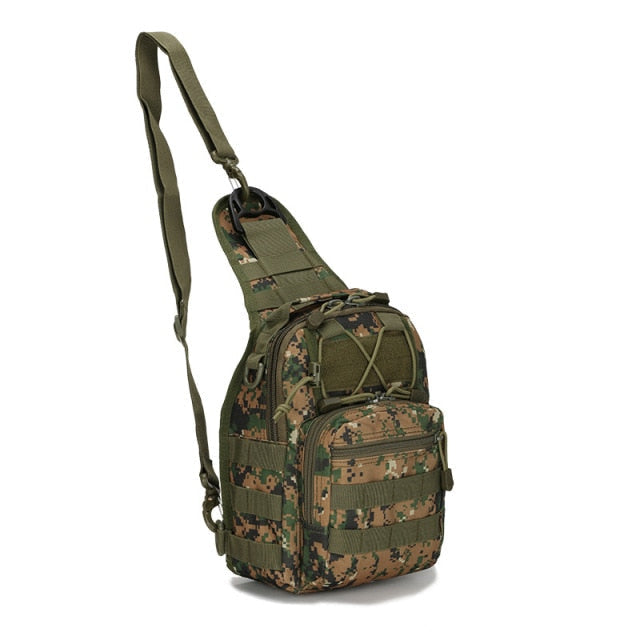 Hiking Trekking Tactical Backpack Brown Brick Design / 20L