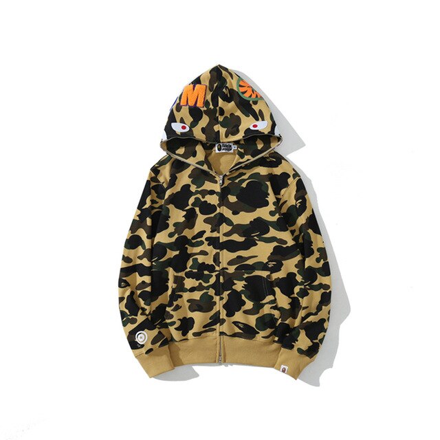 Camouflage Shark Sweatshirt 5 / XXXL GD Home Goods
