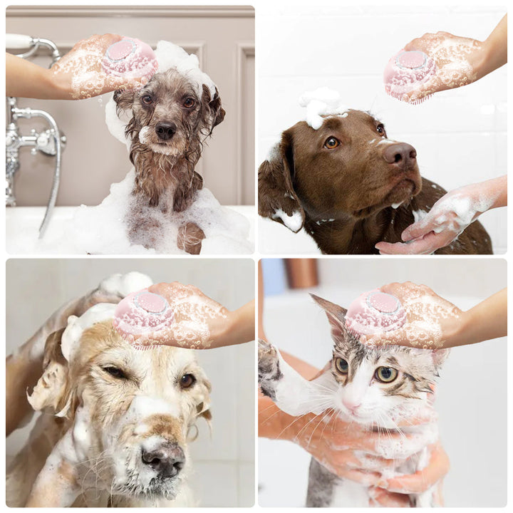 Doggy Massage Shampoo Brush GD Home Goods