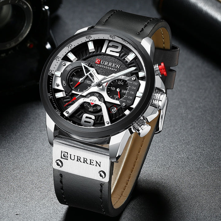 Military Leather Watch