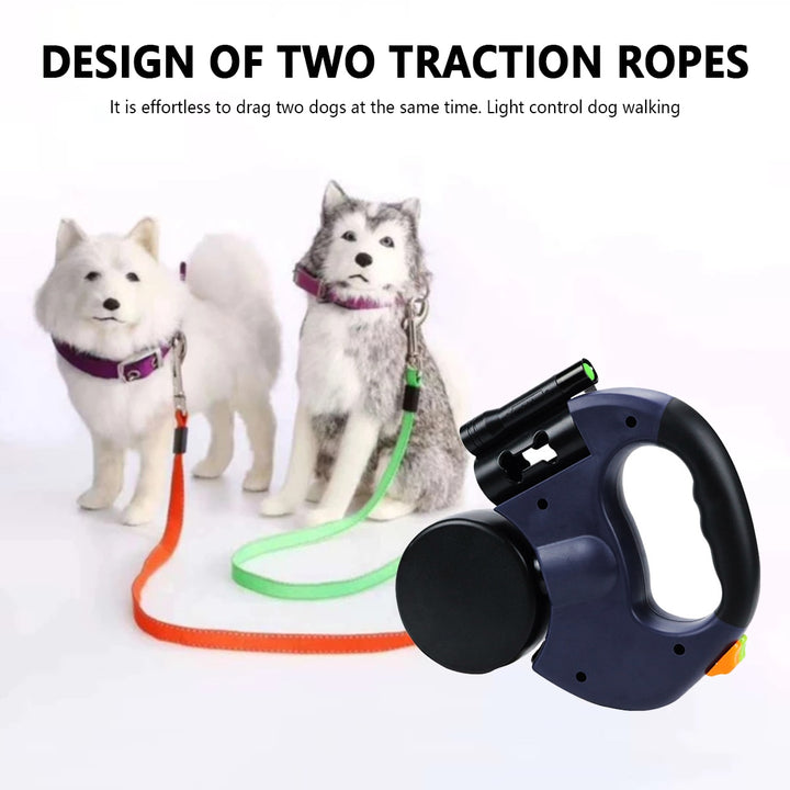 Automatic Dual Retractable Dog Leash GD Home Goods