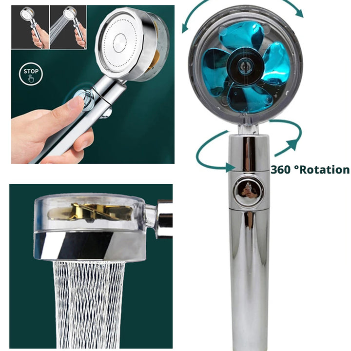 360 Degrees Rotating Shower Head GD Home Goods