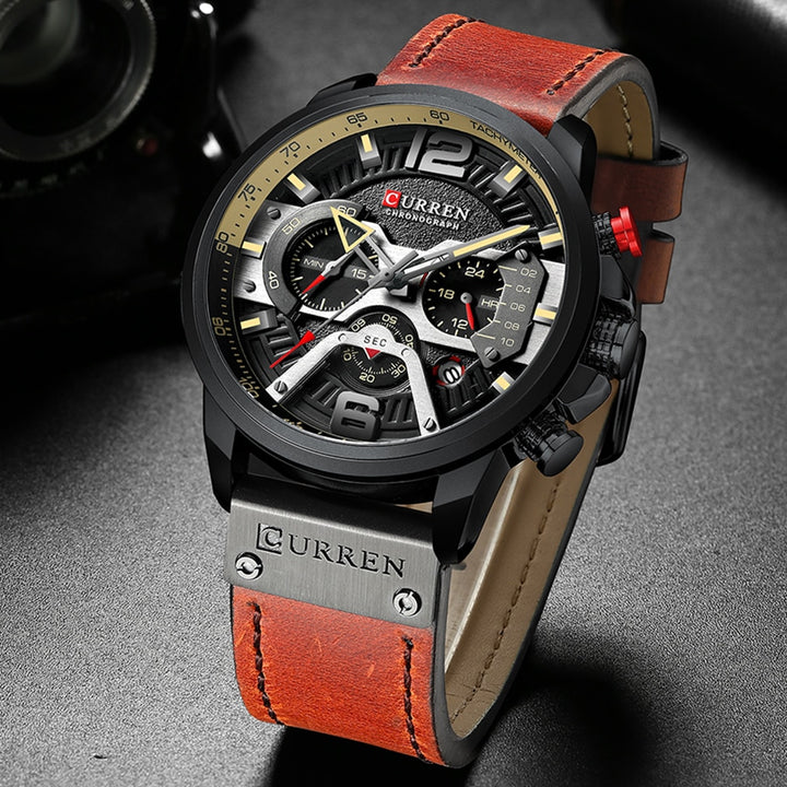 Military Leather Watch