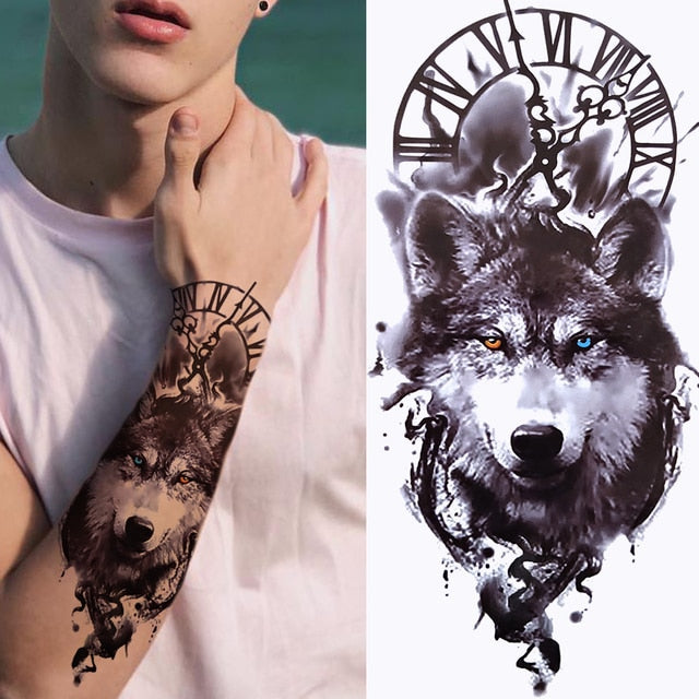 Temporary Tattoo Sleeves - Half Arm Shaded Style Temporary Tattoos